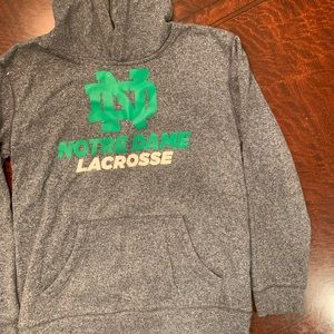 Notre Dame sweatshirt, Lacrosse Unlimited